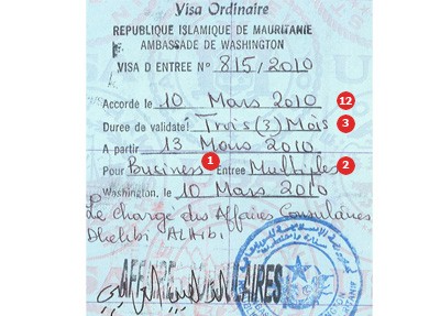 Mauritania Visa